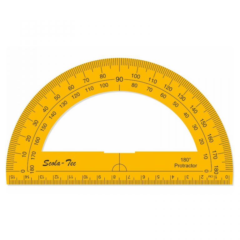 Protractor 15cm180 degree ScolaTek